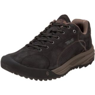 Teva Men's Fire Leather Outdoor Shoe,Black,7.5 M US Shoes