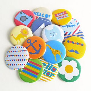 happy badge party pack by tea & ceremony