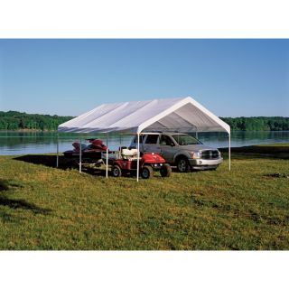 ShelterLogic Super Max 18Ft.W Commercial Canopy — 20ft.L x 18ft.W x 11ft.H, 2in. Frame, 8-Leg, Model# 26773  Super Max   2in. Dia. Frame Canopies