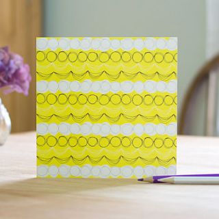 geometric card by rosa & clara designs