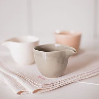 ceramic milk jug or creamer by ebury home & garden