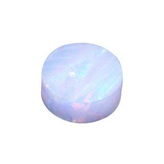 Sun and Ice Color Round Created Opal Floating Locket Charm Jewelry