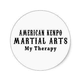 American Kenpo Martial Arts My Therapy Sticker