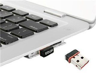 EDUP EP N8508 Nano 802.11N 150Mbps USB Wireless LAN Network Adapter (Black) + Worldwide free shiping Computers & Accessories