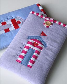 beach hut kindle cosies by the apple cottage company
