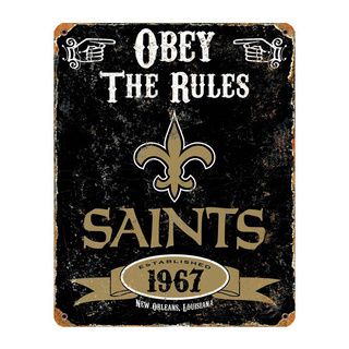 New Orleans Saints Vintage Sign Party Animal Football