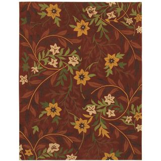 Loft Chandy Brick Area Rug (5' x 7'6) 5x8   6x9 Rugs