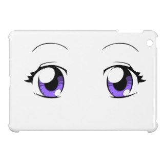 Custom Color Anime Girl Eyes iPad Mini Cases