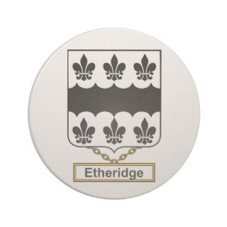 Etheridge Family Crest Drink Coasters