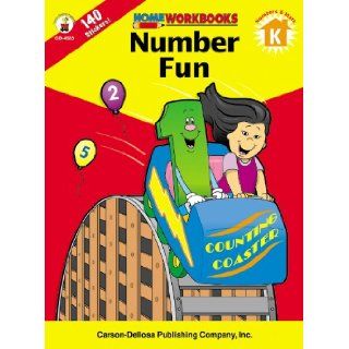 Number Fun, Grade K (Home Workbooks) Carson Dellosa Publishing 9780887247217 Books
