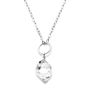 Deb Guyot Designs Herkimer "Diamond" Quartz "Message" Drop 32" Necklace