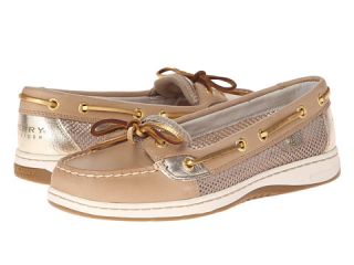 Sperry Top Sider Angelfish Linen Leather/Gold Open Mesh