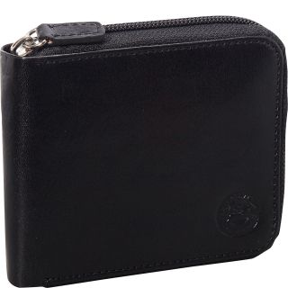 Mancini Leather Goods Mens Zippered Wallet