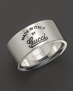 Gucci Sterling Silver Thin Craft Ring's