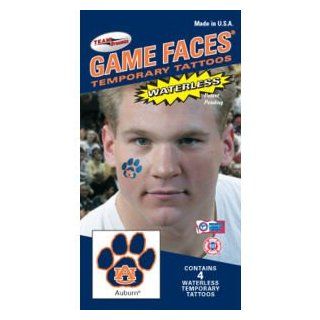 Auburn Tigers Waterless Game Face Tattoo  Sporting Goods  Sports & Outdoors