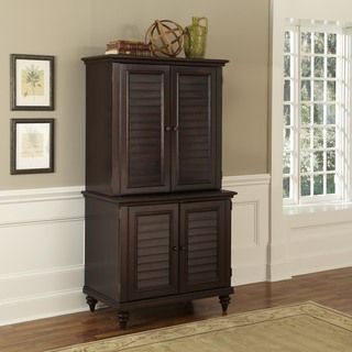 Bermuda Compact Computer Cabinet and Hutch Desks