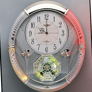 Rhythm U.S.A Inc Amazing Carina Melody Wall Clock