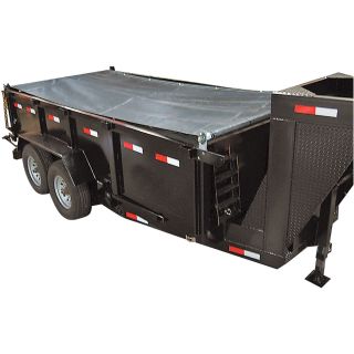 TruckStar Mesh Dump Tarp Roller Kit — For 12ft. Dump Trailers, 6 1/2ft. x 15ft., Model# DTR6515  Dump Trailer Tarps