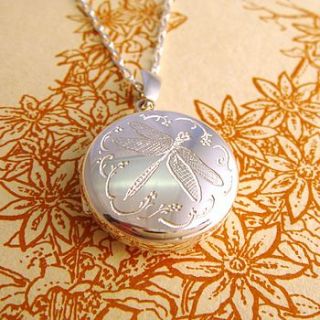 dragonfly locket by heather scott jewellery