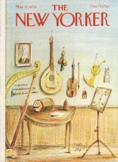 New Yorker cover Degen instruments on wall 5/21 1979 Entertainment Collectibles