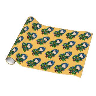 Christmas Costume paper Gift Wrapping Paper