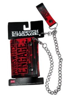 Bravado Killswitch Engage "Zombie" Black Faux Leather Chain Wallet Clothing