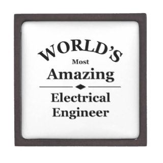World's most amazing Electrical Engineer Premium Trinket Boxes