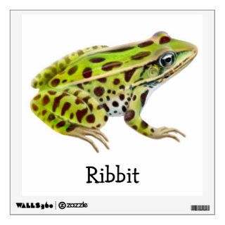 Customizable Northern Leopard Frog Wall Decal