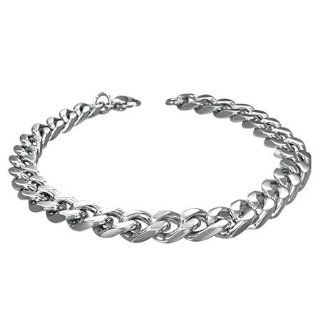 Stainless Steel Curb Cuban Link Mens Bracelet My Daily Styles Jewelry
