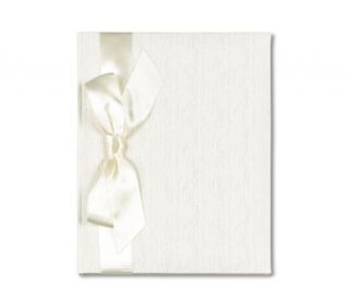C.R. Gibson Ivory Silk Wedding Memory Book —