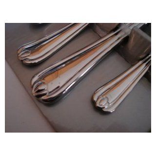GORHAM Spring Bud 18/10 Stainless Flatware Set 20 Pc Service for 4 Kitchen & Dining