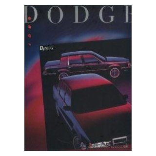 1989 DODGE DYNASTY PRESTIGE COLOR SALES CATALOG   LARGE   USA   Other Products  