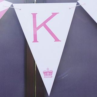 personalised royal patriotic bunting by daisyley