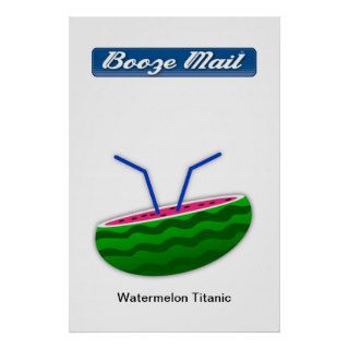 Watermelon Titanic Poster