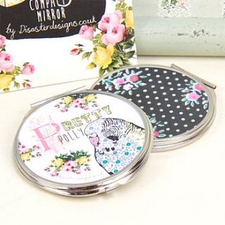 ditsy compact mirror by lisa angel homeware and gifts