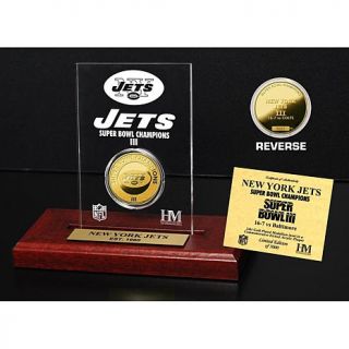 New York Jets Super Bowl NFL Collectible Coin in Acrylic