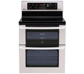 LG 30 Freestanding Electric Double Oven w/ Broiler Stainless —