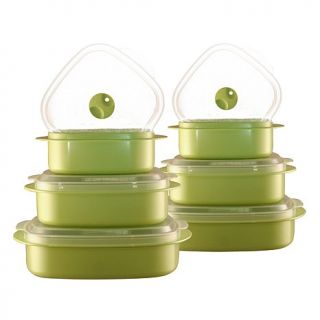 Reston Lloyd 12 piece Microwaveable Storage Bowl Set   Lime