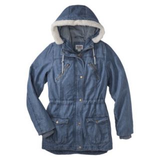 Mossimo Supply Co. Juniors Hooded Jacket  Blue