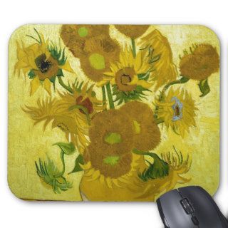 Vincent Van Gogh Vase With Fifteen Sunflowers 1888 Mouse Pad