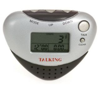 Clip On Battery Operated Talking Pedometer —