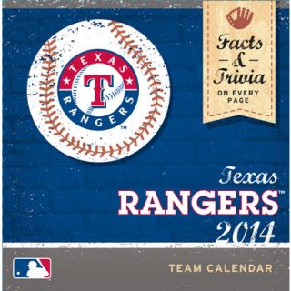 2014 Texas Rangers Box Calendar