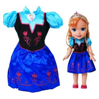Disney Frozen Anna Toddler Doll & Dress Combo