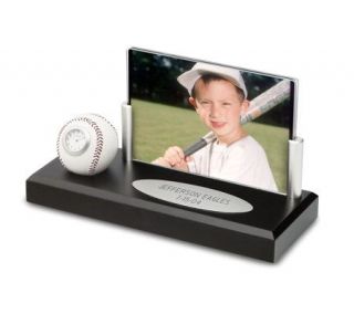 Things Remembered Personalized Baseball Clock &Frame —