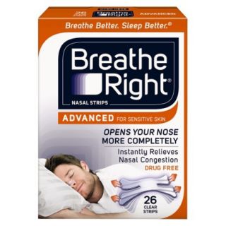 Breathe Right Nasal Strips Extra Clear   26 count