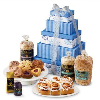 Wolferman's Winter Wonderland Gift Tower Deluxe  Fresh Bakery Bread  Grocery & Gourmet Food