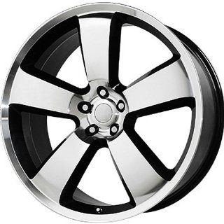 Wheel Replicas V1150 Dodge SRT Machined Face and Lip/Black Window (20x9"/5x115mm) Automotive