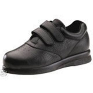 Comfortrite by Sequoia Womens Black Leather Comfort Orthopedic Double Velcro Shoe, 10 Medium Walking Shoes Shoes