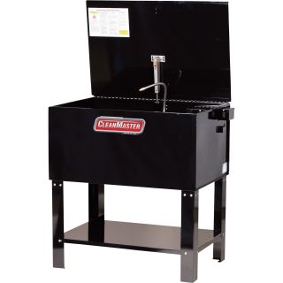 R & D Industrial-Duty Electric Parts Washer with Stand — 30 Gallon, 205 GPH, Model# CM200  Solvent Based Parts Washers