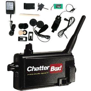 Chatterbox FRS Transmitter Communication Head Sets   Open Face Kit   Color Black Automotive